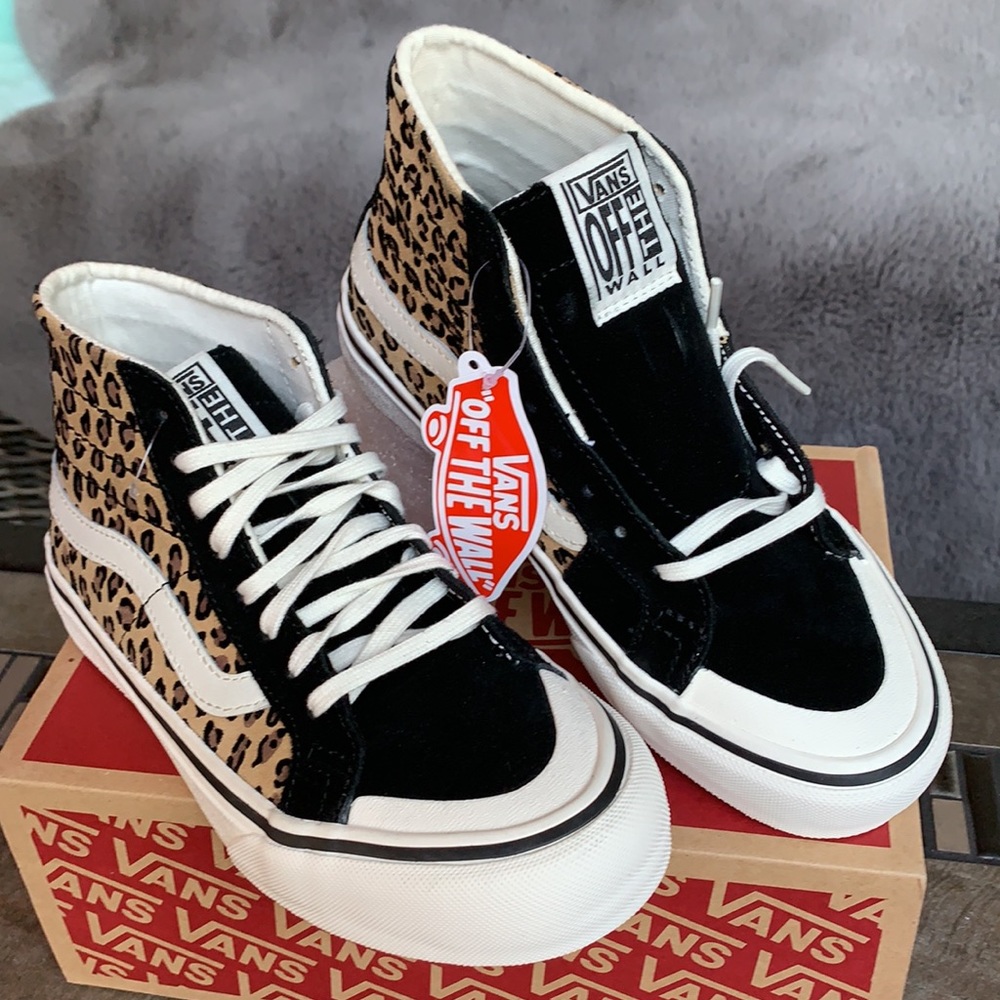 VANS SI8-HI 138 DECON MINI LEOPARD Sde/Marshmlw WM - Picture 7 of 16